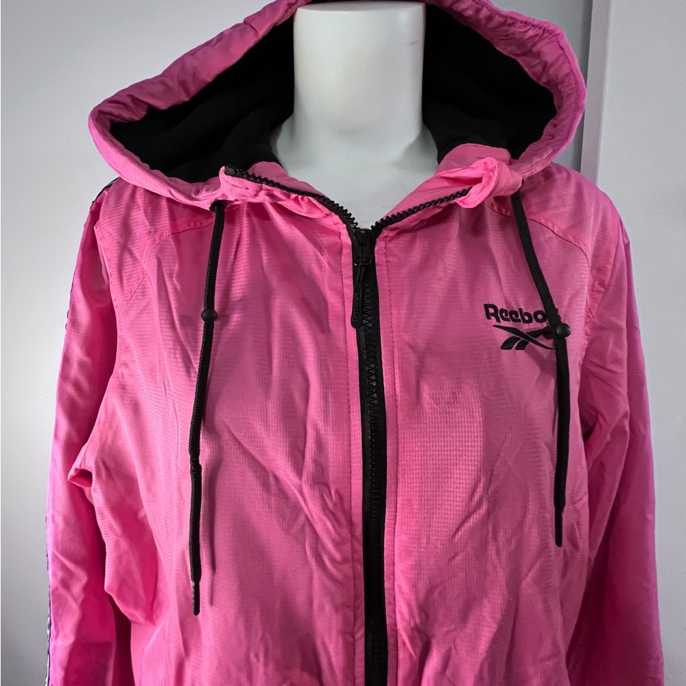 Reebok Pink Hooded Windbreaker - Picture 7 of 9